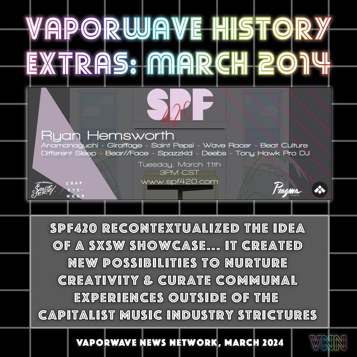 Vapor History: SPF420 @ SXSW
